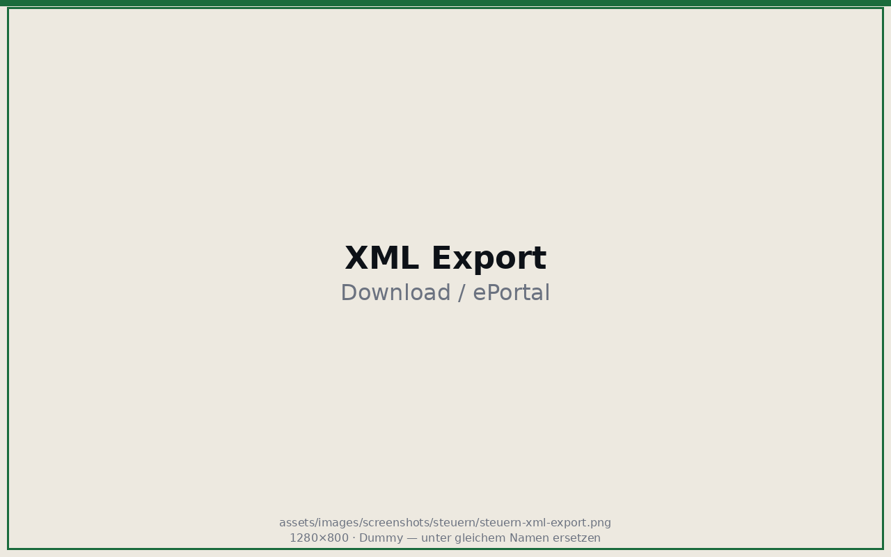 Export XML
